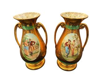 Le Mieux 24k gold painted vases