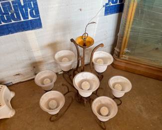 Large heavy chandelier