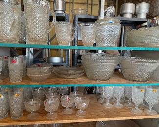 Wexford glass collection. Great for an event venue