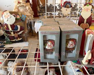 Santa ornaments and unique Santa’s