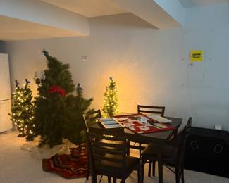 Various Sized Christmas and Decorative Trees