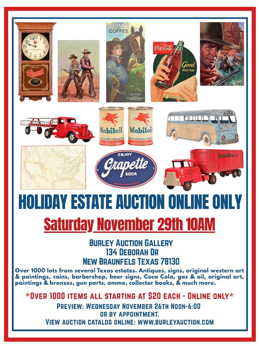 Huge online only multi estate auction.