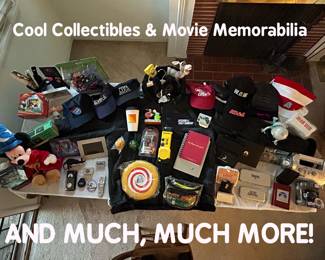 ENORMOUS AMOUNT OF COLLECTIBLES, ORIGINALS NOT COPIES, PROMOTIONALS MATERIALS NOT FOUND EASILY.