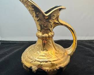 Savoy China 24kt Weeping Gold Finish, Over Black base