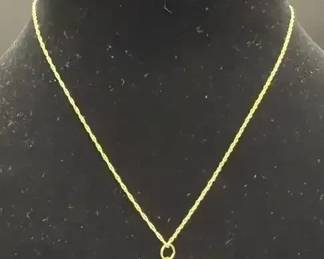 14kt Cross Pendant Necklace