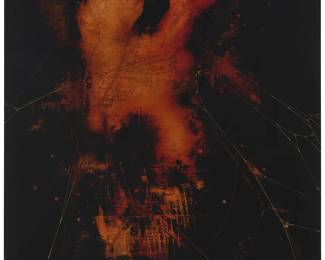 1151
Babak Emanuel
(b. 1966)
"Corporeal I: The Dance"
Ink, paraffin, oil, graphite, and collage on canvas
Signed, titled, and inscribed, all verso: Babak Emanuel / Corporeal I / The Dance / #EMACOR4260I
60.5" H x 42" W
Estimate: $1,500 - $2,000