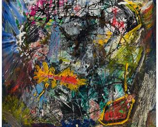 1010
Danny Minnick
(b. 1973)
"6 Years," 2012
Acrylic and mixed media on canvas
Signed and dated lower right: Danny Minnick 3/1/12; titled on the certificate of authenticity
72" H x 60" W
Estimate: $2,000 - $3,000