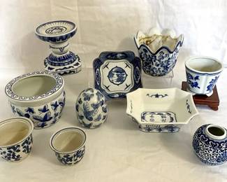 Blue And White Butterflies