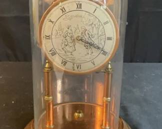 Vintage Kundo Copper Clock 