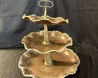 Brass And Copper Platter 