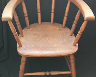 Vintage Barrel Back Chair 