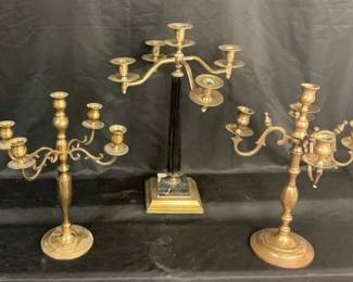 Three Candle Holders