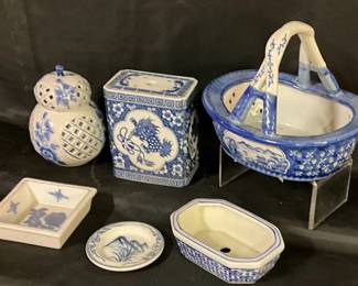 Blue White Ceramic Novelties