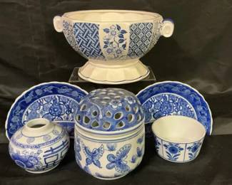 Blue Porcelain Decor 