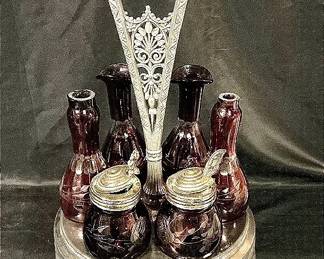 Antique Cruet Set