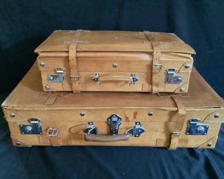 Vintage Leather Suitcases