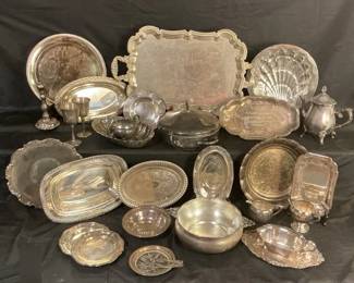 005 Silver Plated Platter Galore