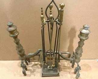 Fireplace Tool Set Andiron