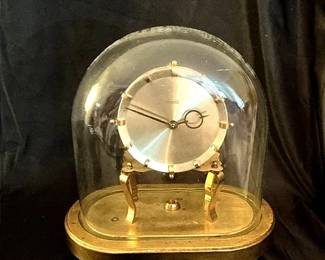 Glass Domed Mantel Clock