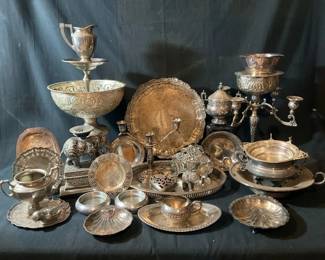 Heightened Silver Plated Pieces 