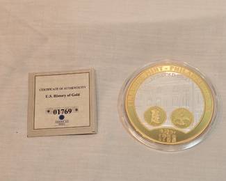 National Mint History Of Gold Copper And 24k Gold Layered Coin