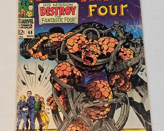 Fantastic Four Comic Book Number 68