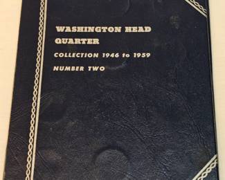 Washington Silver Quarters Book 1946 To 1959