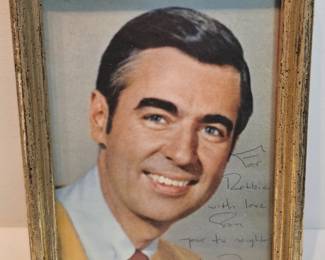 Mr Rogers Autographed Photo