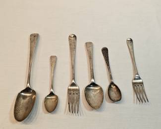Antique Silverware Lot