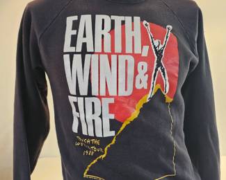 Earth Wind And Fire 1988 World Tour Roadies Sweatshirt Size L