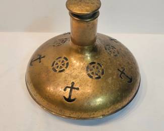 Nautical Brass Decanter 