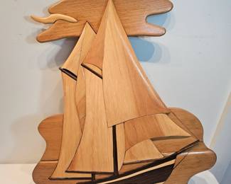 Wooden Ship Art