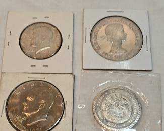 Random Coins Lot Of 4