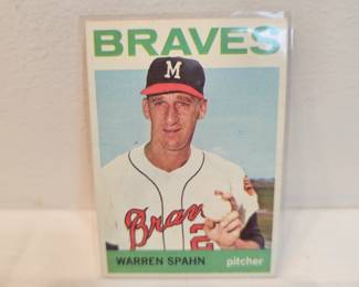 Warren Spahn Topps 1964 Topps Baseball Card 