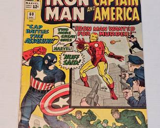 Iron Man And Captain America Comic Book Number 60