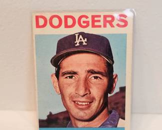 Sandy Koufax 1964 Topps Baseball Card