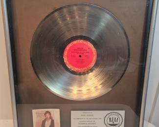 Bruce Springsteen Platinum Album Darkness On The Edge Of Town Gifted To Roadie