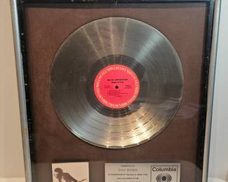 Bruce Springsteen Born To Run Platinum Album Gifted To Roadie