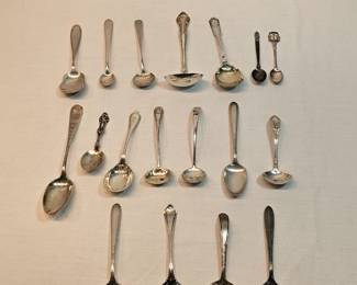 Random Sterling Silver Spoons Lot