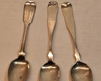 3 Coins Silver Spoons 