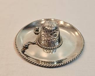 Sterling Silver Sombrero Marked Mexico