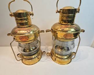 Pair Of Nautical Lanterns
