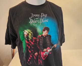 Jimmy Page And Robert Plant 1998 Tour T-Shirt Size Xl