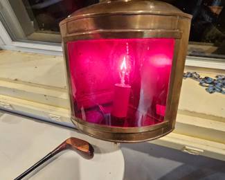 Electrified Marine Lantern Red
