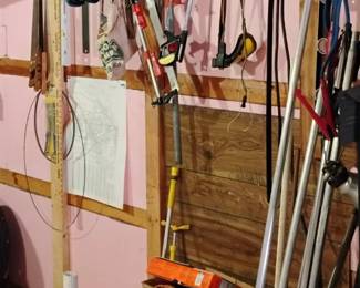 Roof Racks, Nelson Sprinkler, Extension Cords, Hand Tools