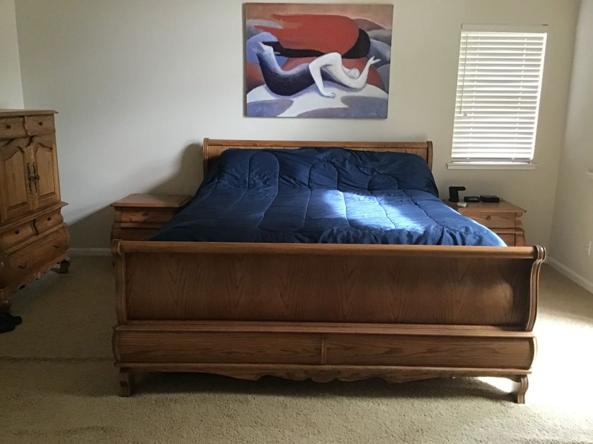 king bed