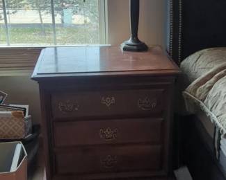 Bedside Table And Lamp