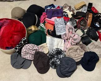 Mystery Belts, Scarves And Hats