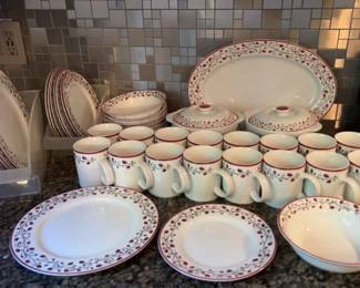 Cranberry Design Dishes