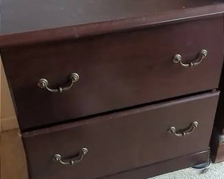 Wood File Cabinet